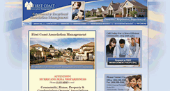 Desktop Screenshot of firstcoastassociationmanagement.com